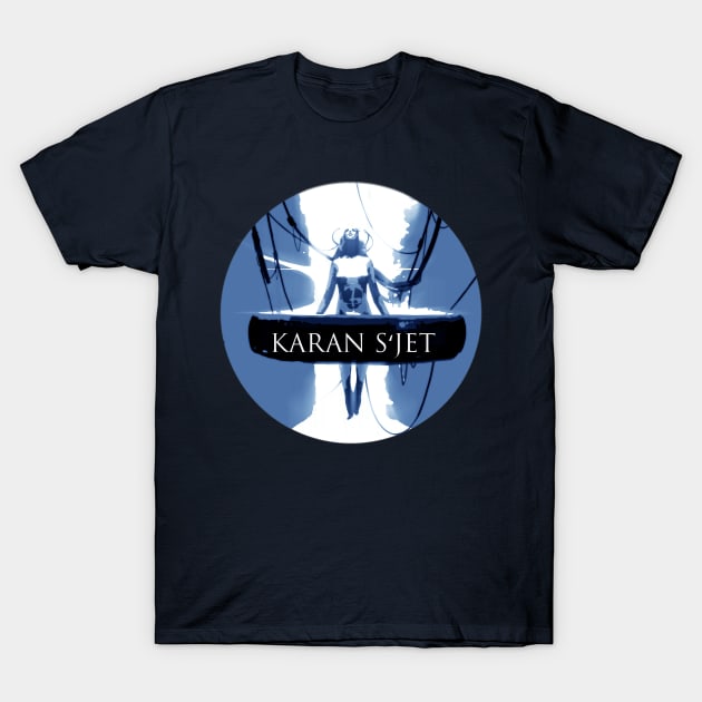 karan blue T-Shirt by CaptainNuts